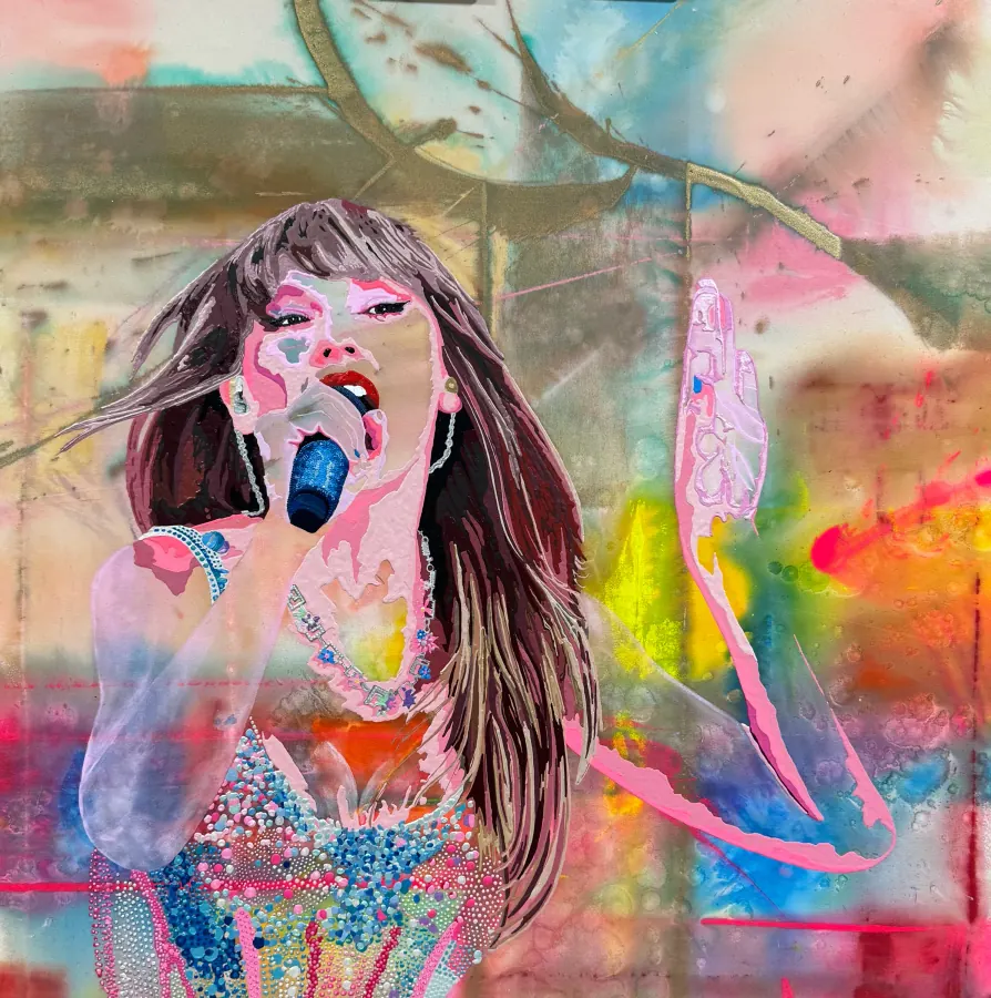 Queen Swift — Icon Collection painting by Erik Skoldberg, 60 × 60 in