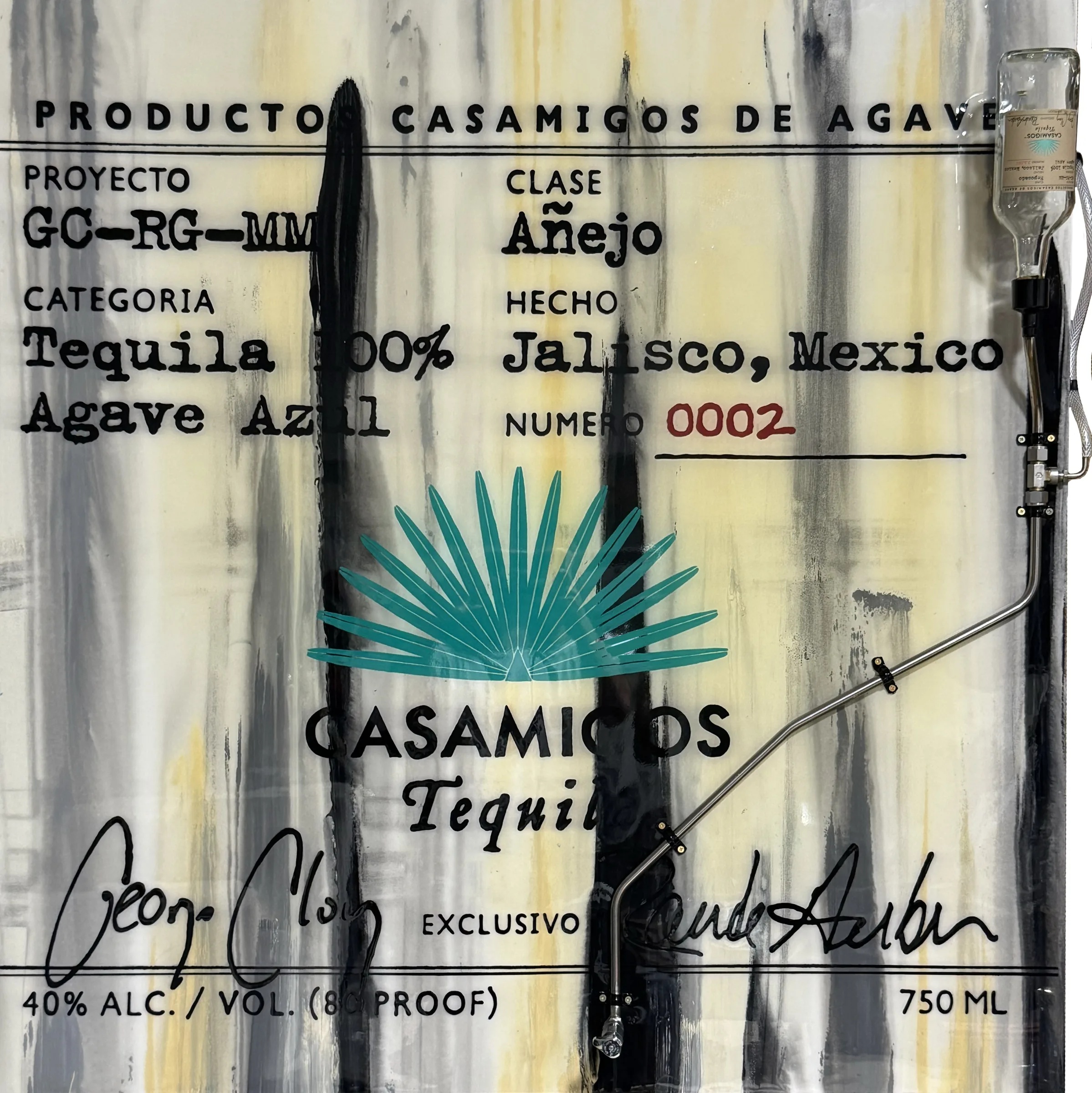 CasaMigos — Pop Collection painting by Erik Skoldberg, 54 × 54 in