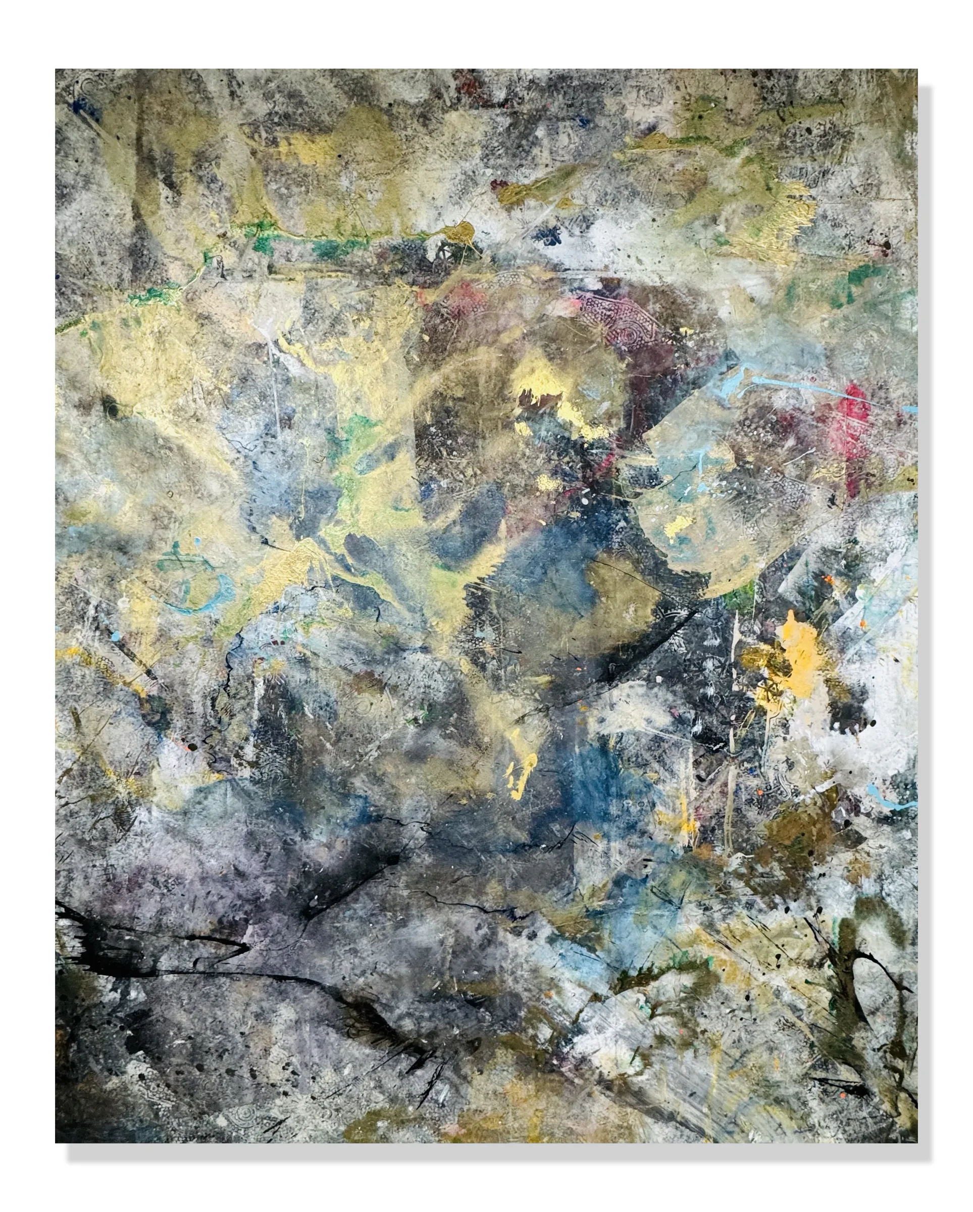 Studio Floor 2024 — Studio Floor Collection painting by Erik Skoldberg, 87 × 108 in