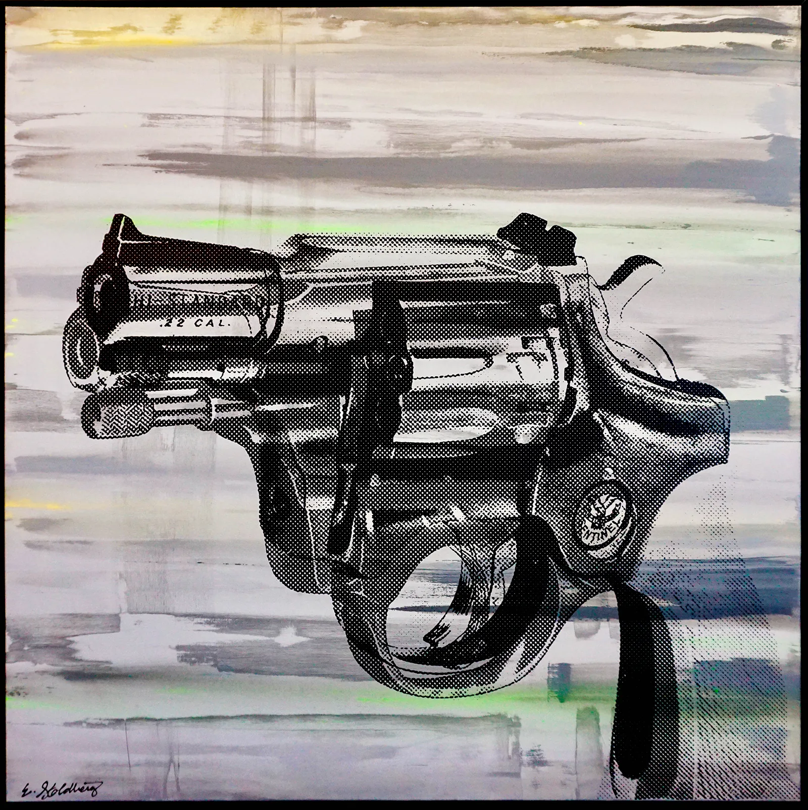 Warhol 22m — Icon Collection painting by Erik Skoldberg, acrylic on canvas, 54 × 54 in